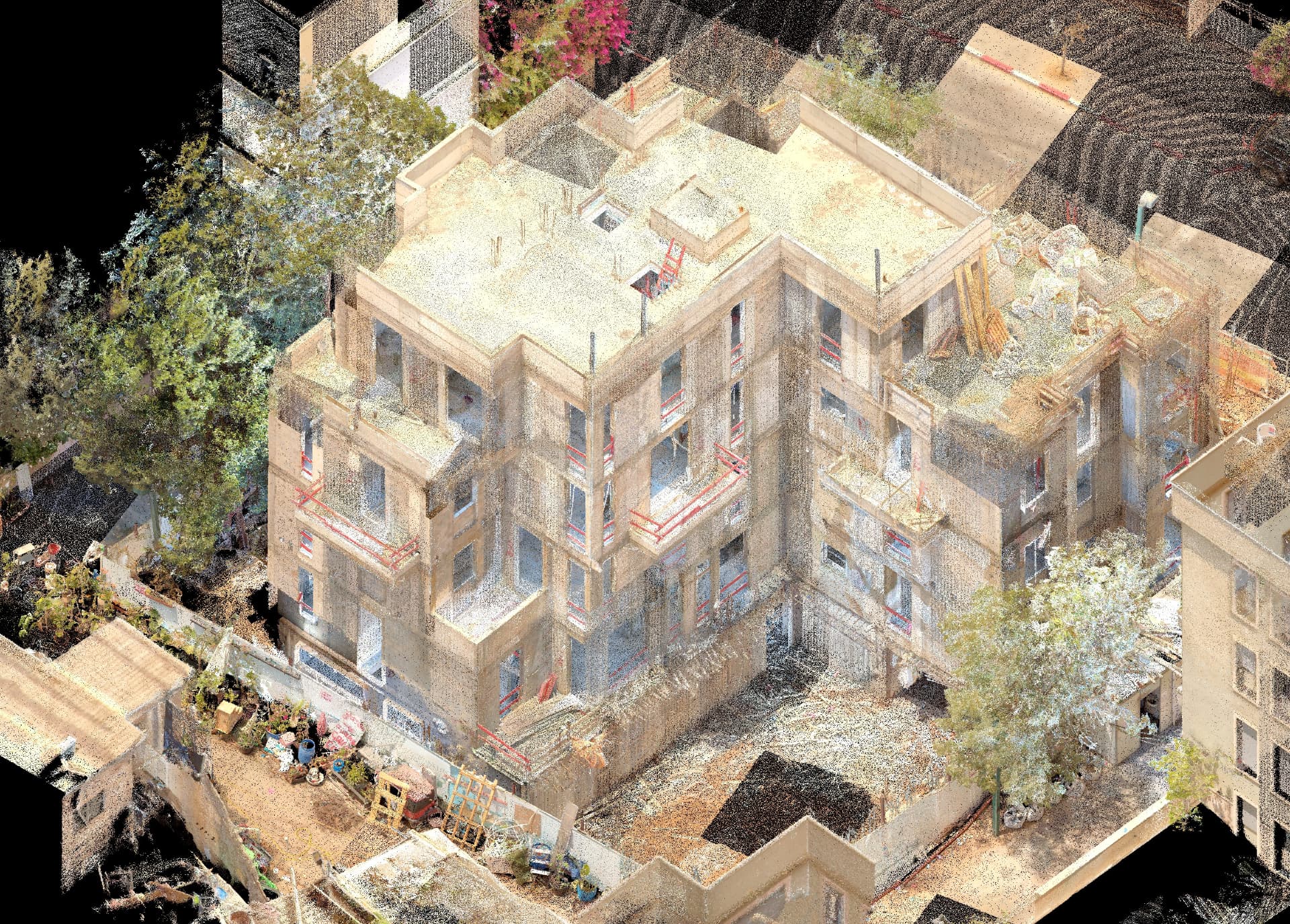סריקת בניין מגורים – תיעוד As-Built